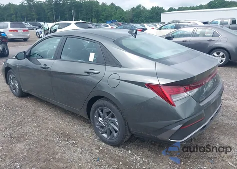 2024 Hyundai Elantra Hybrid Blue from USA, damaged, VIN KMHLM4DJXRU110356